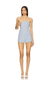 Majorelle Gael Romper In Baby Blue