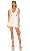 Majorelle Gale Mini Dress In White