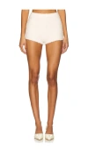 Majorelle Garcela Shorts In 象牙白
