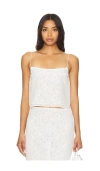 Majorelle Heather Tank In Ç™½è‰²