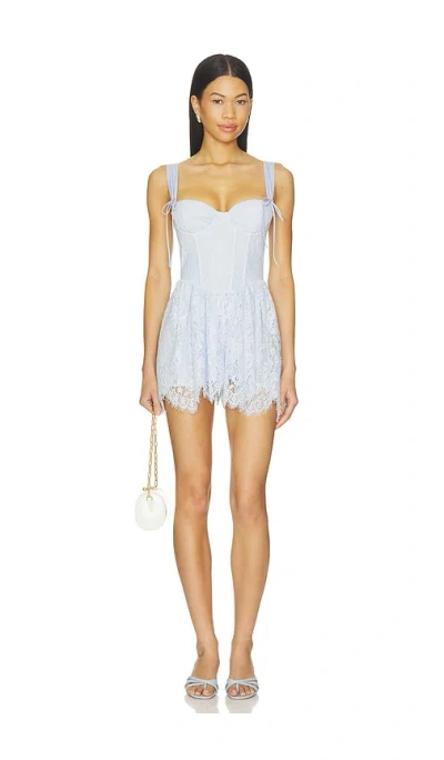 Majorelle Irene Romper In French Blue