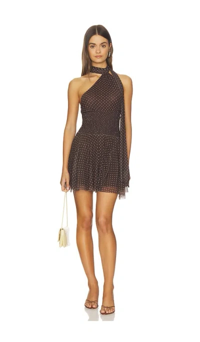 Majorelle Joana Mini Dress In Brown