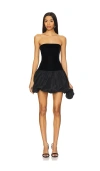 Majorelle Juliette Mini Dress In Black