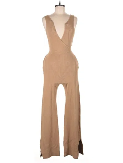 Pre-owned Majorelle Jumpsuit In Brown