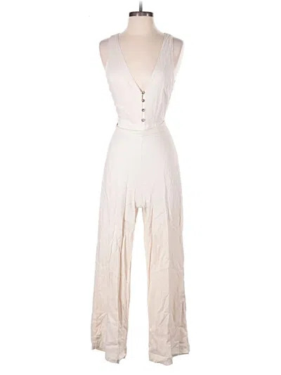 Pre-owned Majorelle Jumpsuit In Ivory