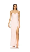 Majorelle Katina Gown In 浅粉色