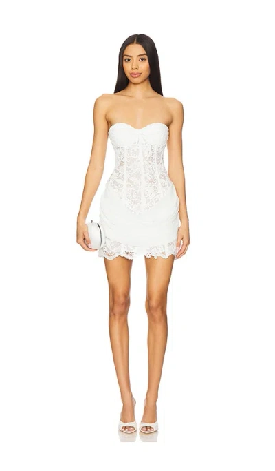 Majorelle Katina Mini Dress In 白色
