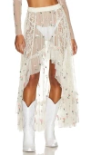 Majorelle Keilah Midi Skirt In Ivory