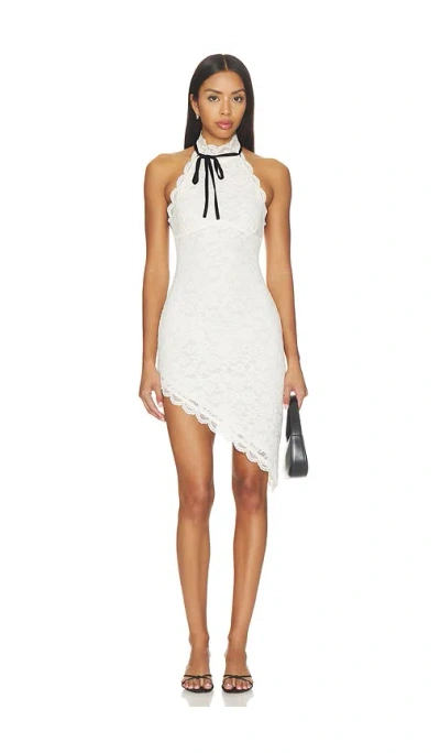 Majorelle Lacelle Mini Dress In White