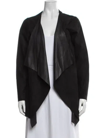 Pre-owned Majorelle Lambskin Jacket In Black