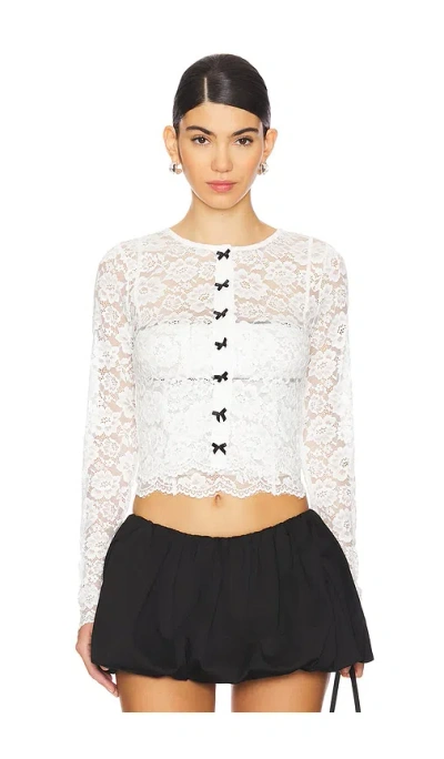 Majorelle Leila Cardigan In White