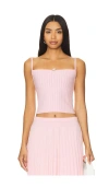 Majorelle Lenda Tank In Pink