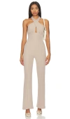 Majorelle Leticia Jumpsuit In Beige