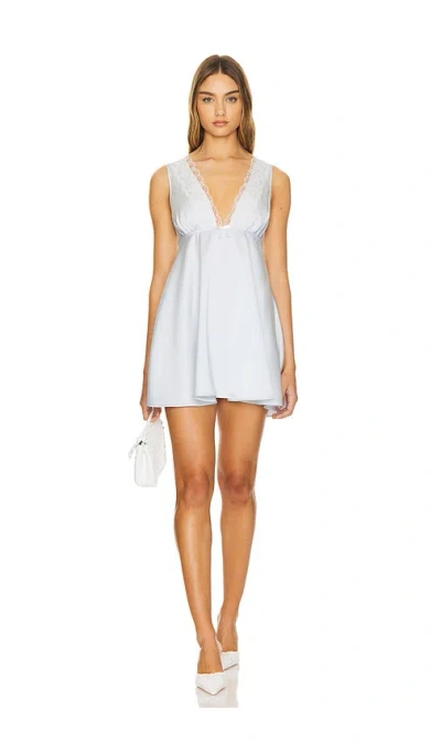 Majorelle Libbie Mini Dress In Light Blue