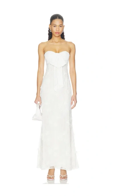 Majorelle Lily Maxi Dress In White