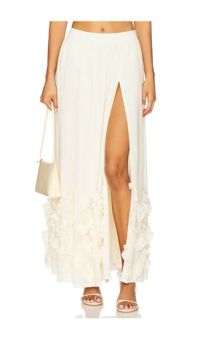 Majorelle Lindy Maxi Skirt In White
