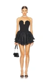 Majorelle Liv Mini Dress In Black