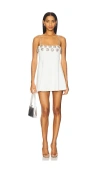 Majorelle Mackie Mini Dress In White