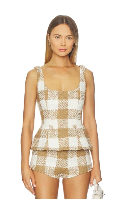 Majorelle Margaret Top In Neutral