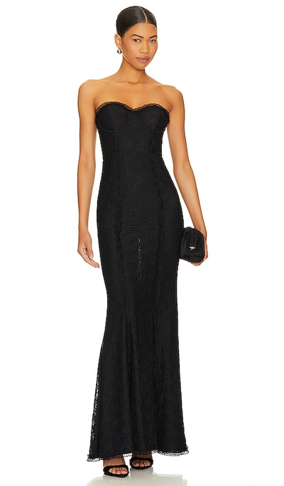 Majorelle Mari Elena Gown In Black