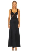 Majorelle Mariella Gown In Black