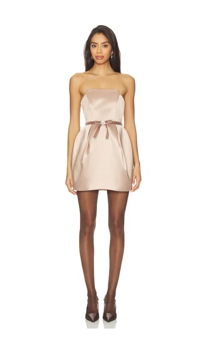 Majorelle Midge Mini Dress In Neutral