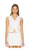 Majorelle X Ella Rose Mielle Vest In White