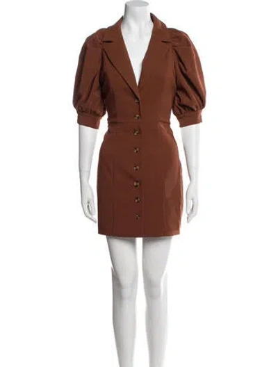 Pre-owned Majorelle Mini Dress In Brown