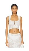 Majorelle Narcisa Top In 화이트