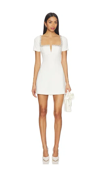 Majorelle Nicolette Mini Dress In White