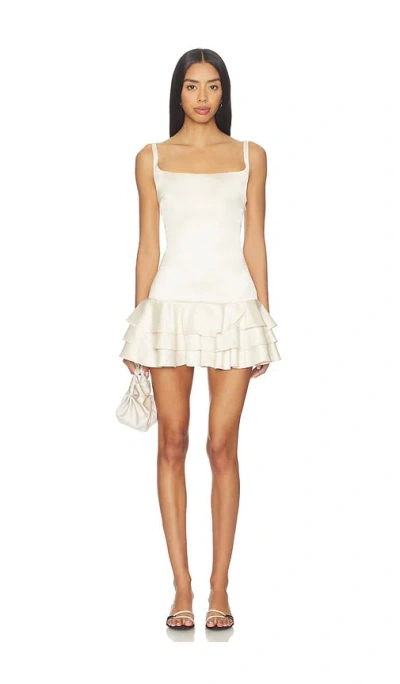 Majorelle Paola Mini Dress In White