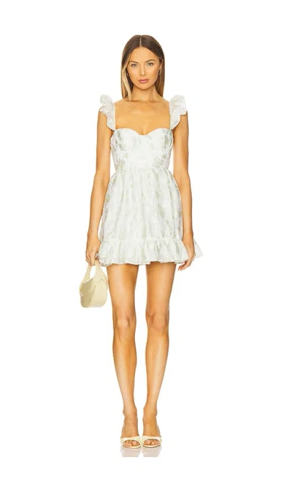 Majorelle Polina Mini Dress In Baby Blue