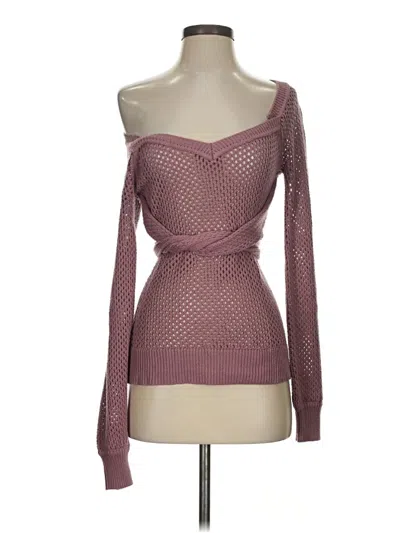 Pre-owned Majorelle Pullover Sweater In Burgundy