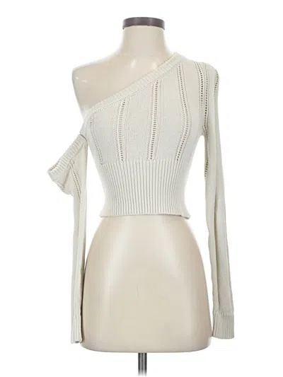 Pre-owned Majorelle Pullover Sweater In Ivory