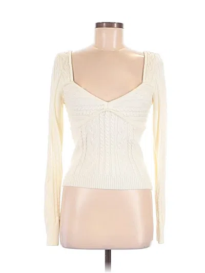 Pre-owned Majorelle Pullover Sweater In Ivory
