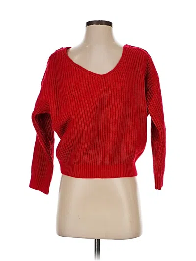Pre-owned Majorelle Pullover Sweater In Red