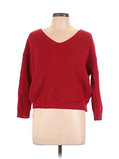 Pre-owned Majorelle Pullover Sweater In Red