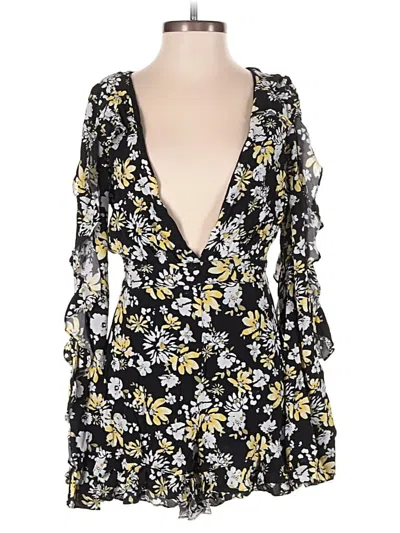 Pre-owned Majorelle Romper In Black