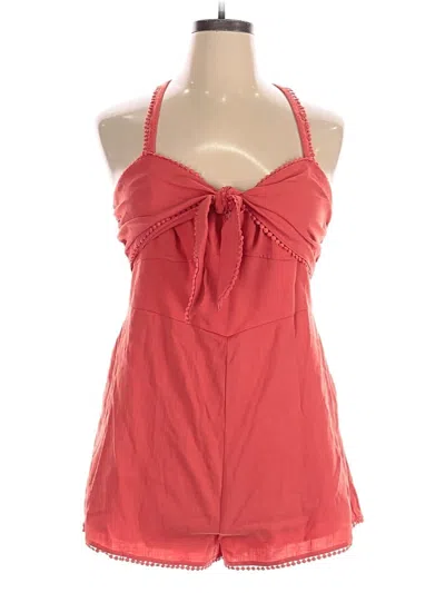 Pre-owned Majorelle Romper In Red