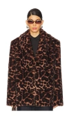Majorelle Rowan Jacket In Dark Leopard