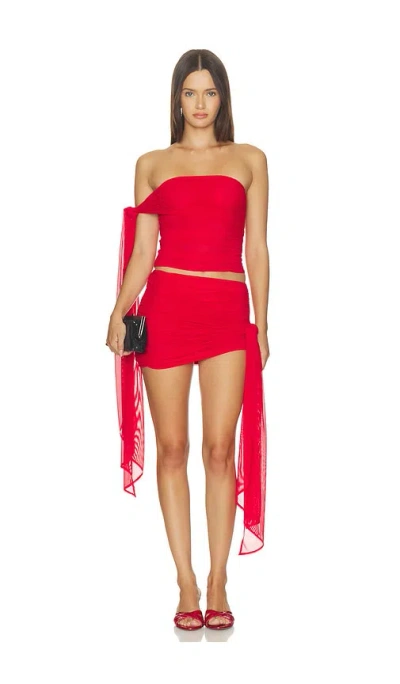 Majorelle Rowena Top In Red