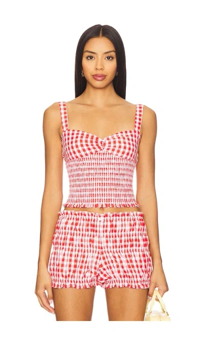 Majorelle Roxy Top In Pink