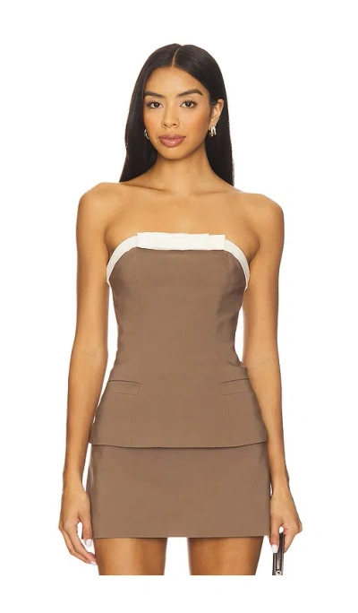 Majorelle Serena Top In Brown