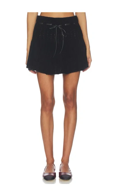 Majorelle Serra Mini Skirt In Black