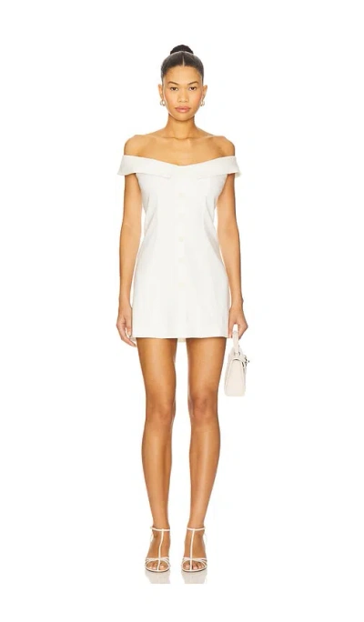 Majorelle Sky Mini Dress In White