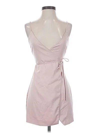 Pre-owned Majorelle Sleeveless Top Pink Plunge Neckline Tops