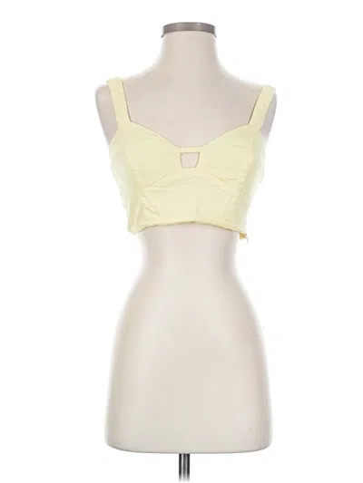 Pre-owned Majorelle Sports Bra In Yellow