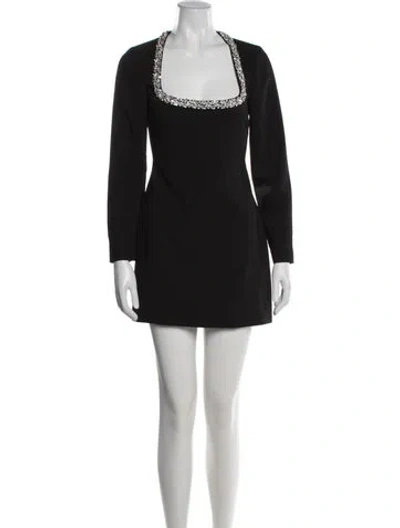 Pre-owned Majorelle Square Neckline Mini Dress In Multi