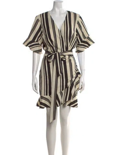 Pre-owned Majorelle Striped Mini Dress