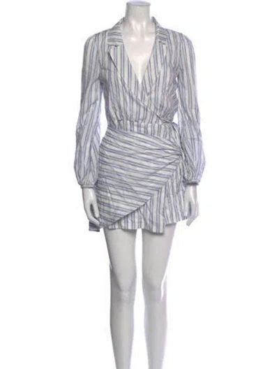 Pre-owned Majorelle Striped Mini Dress In Multi